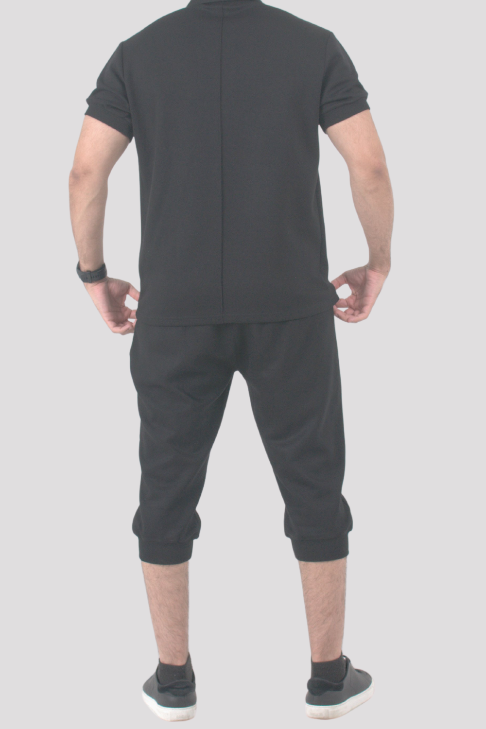 Black Premier 3/4 Shorts