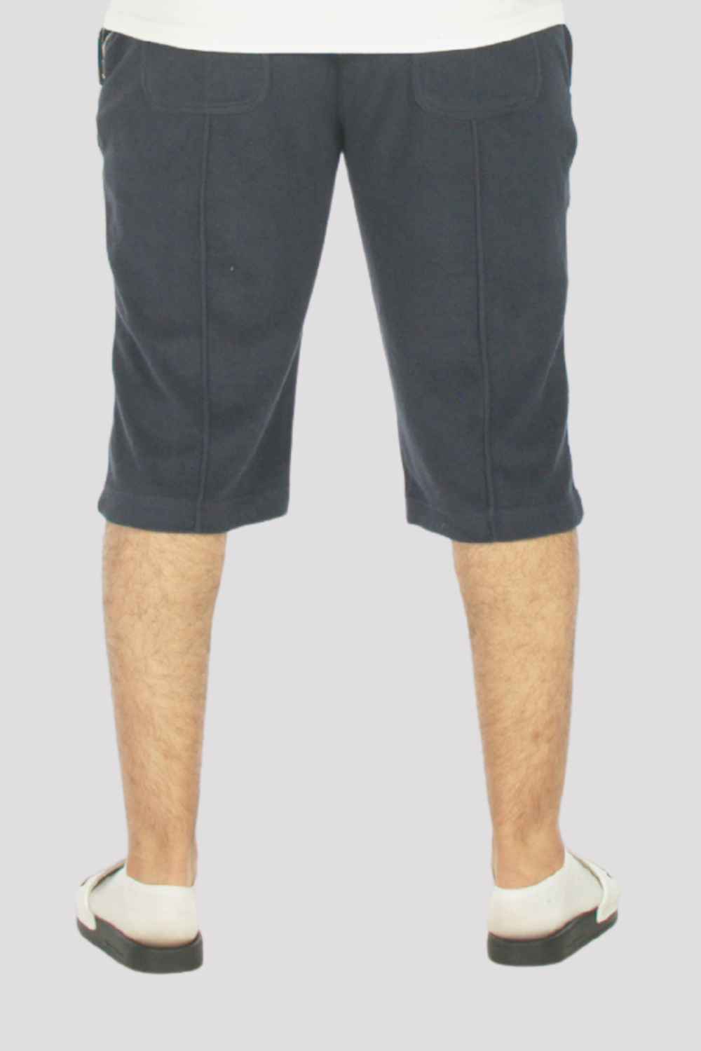 Navy Terry Towelling Leisure 3/4 Shorts