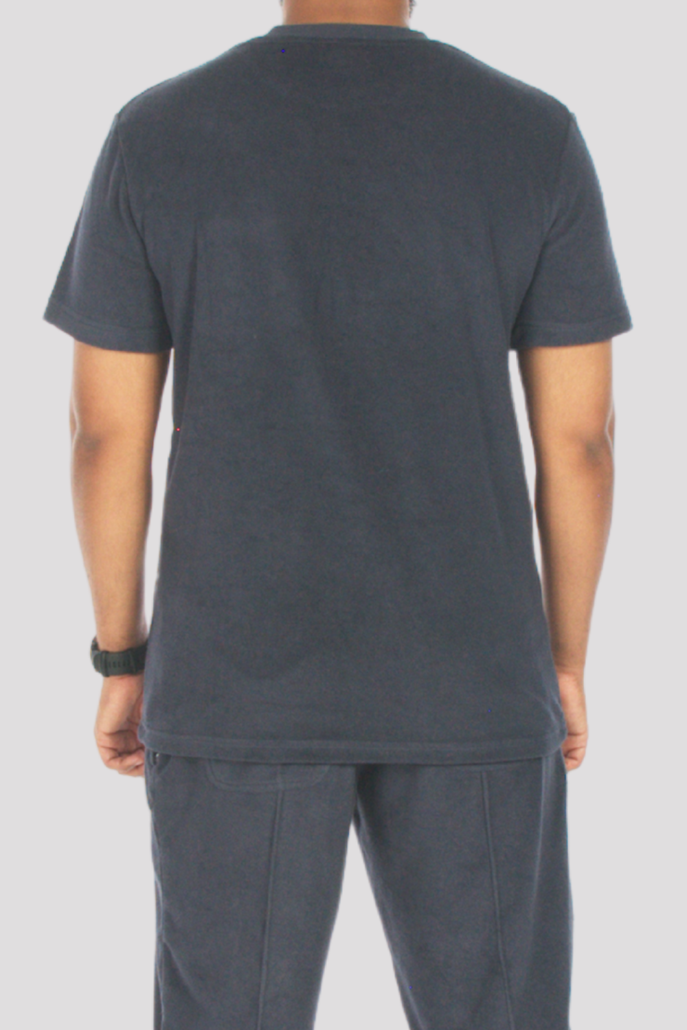 Navy Terry Towelling Leisure T-Shirt