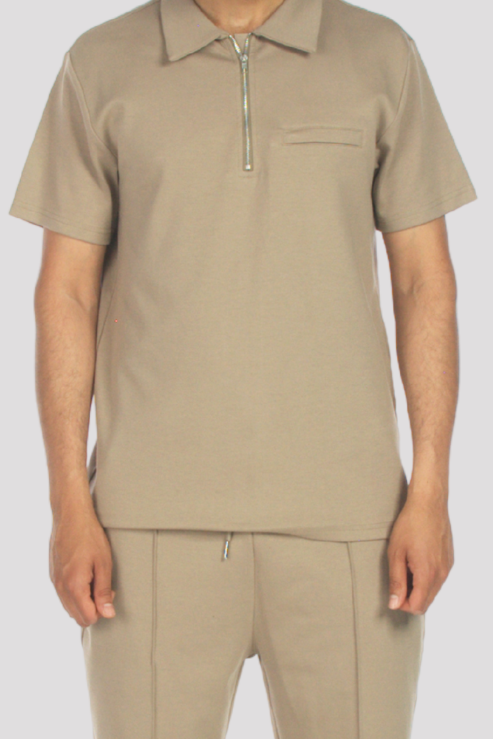 Taupe Premier Polo T-Shirt