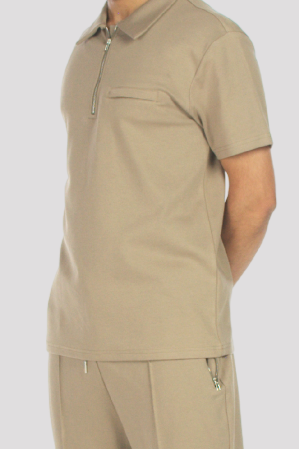 Taupe Premier Polo T-Shirt