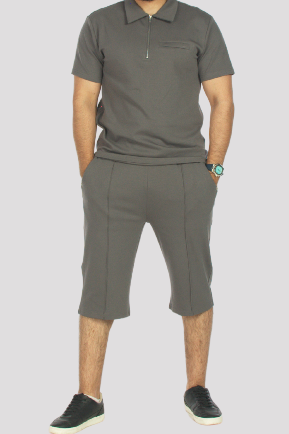 Slate Grey Premier Polo T-Shirt