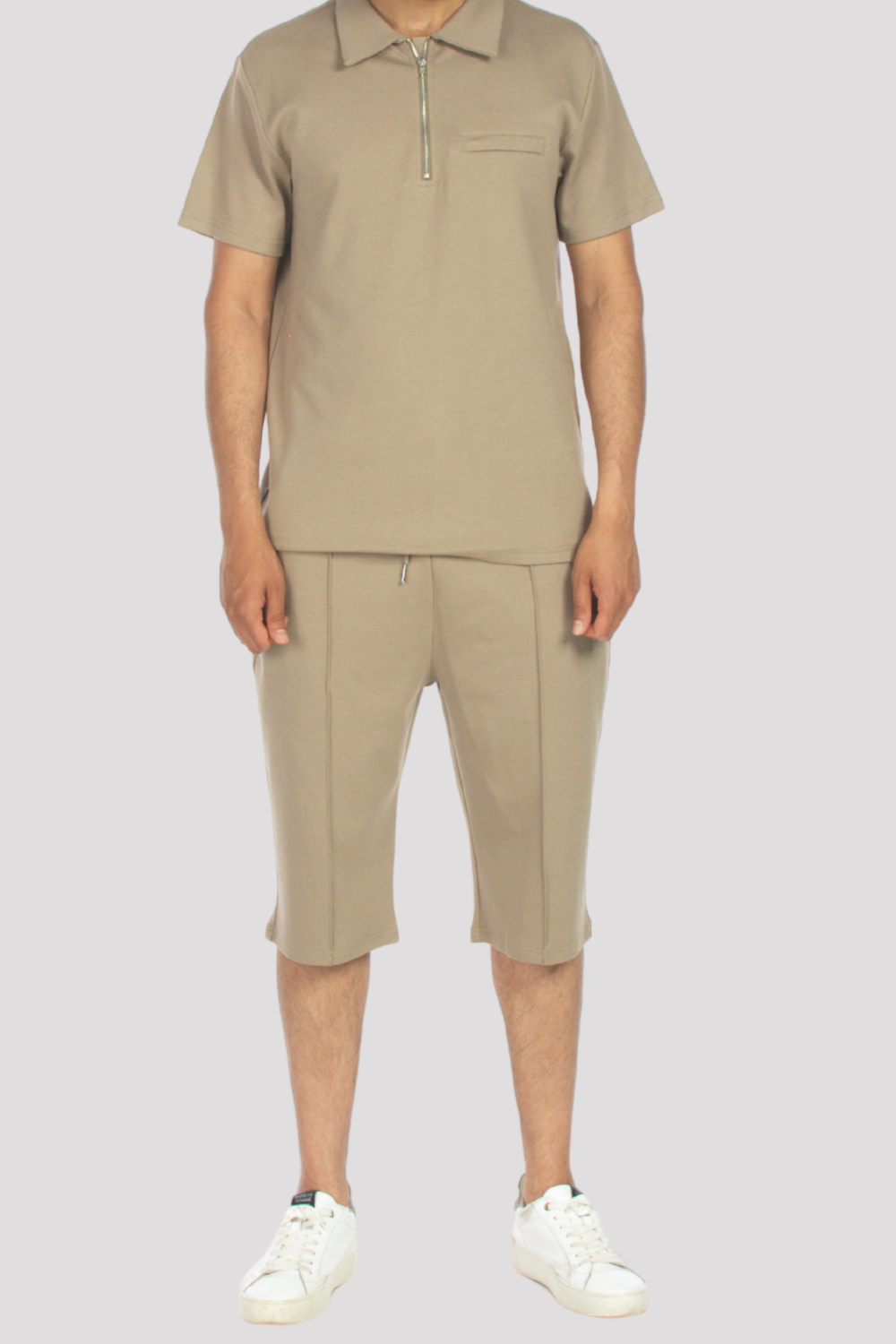 Taupe Premier 3/4 Shorts