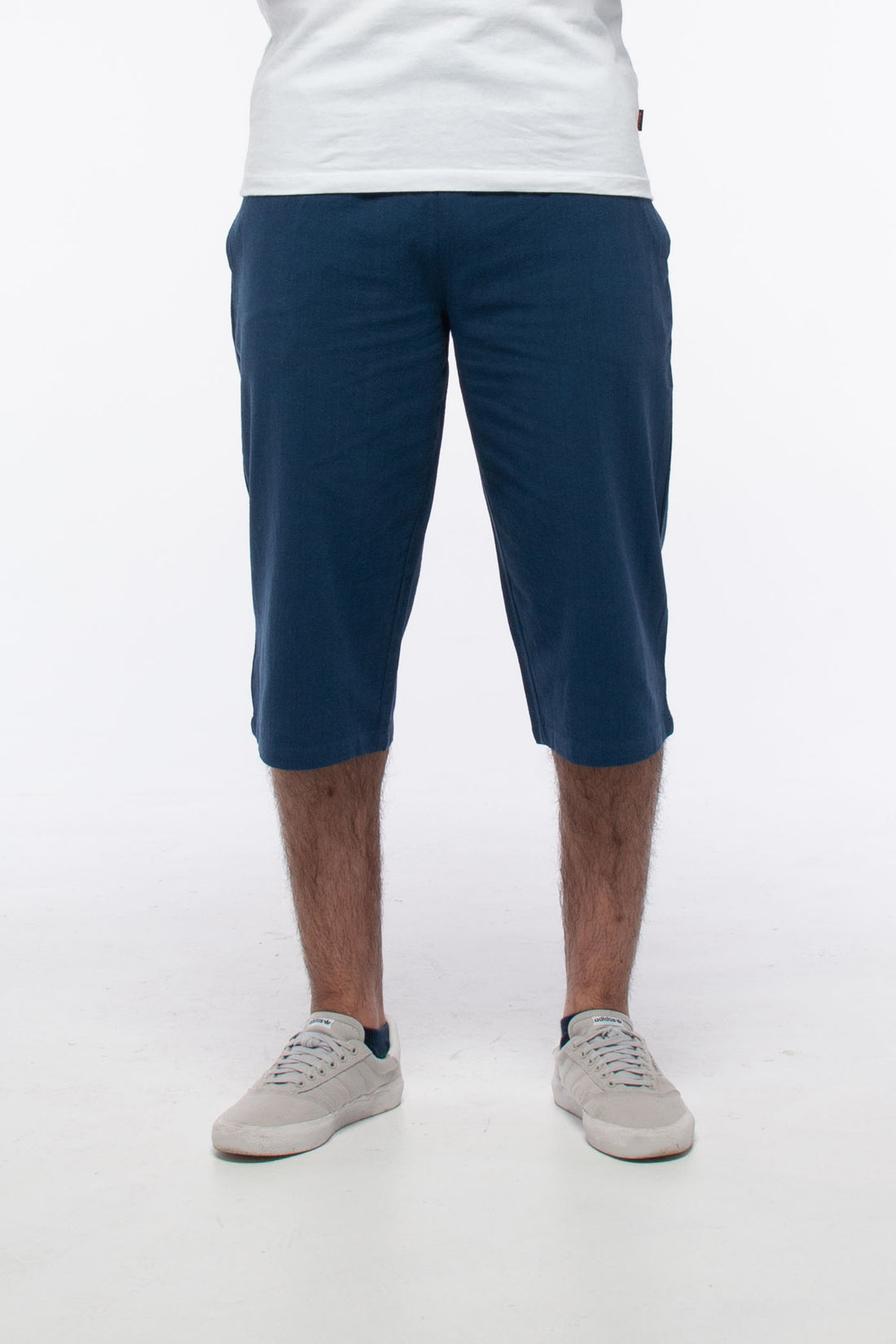 Linen &amp; Cotton 3/4 Shorts