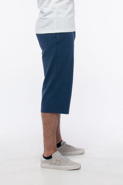 Linen &amp; Cotton 3/4 Shorts