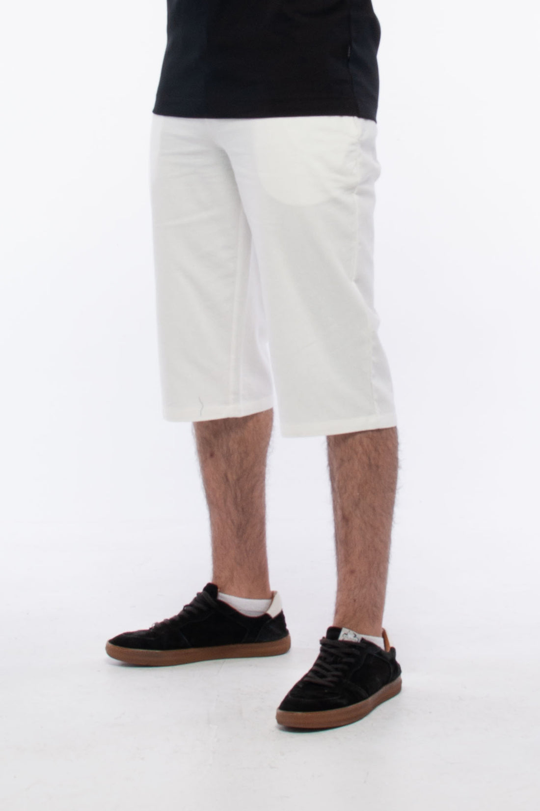 Linen &amp; Cotton 3/4 Shorts